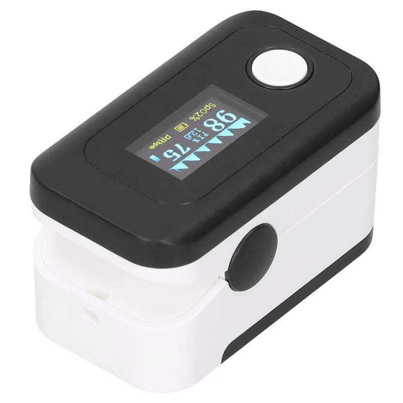 Fingertip Pulse Oximeter LED Screen Blood Oxygen Saturation Monitor with