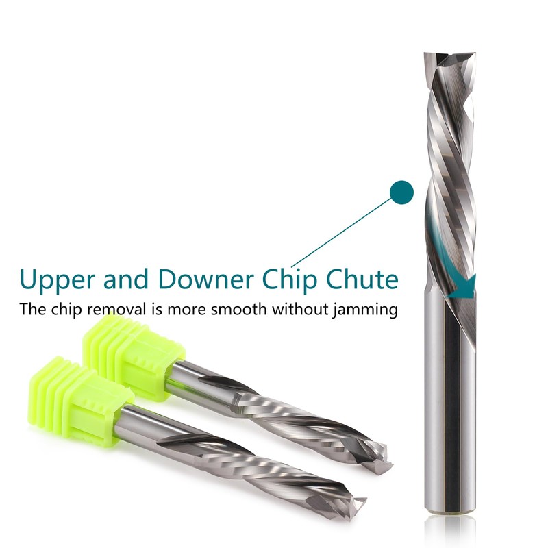 8 mm Shank Compression CNC Milling Cutter End Mill 2