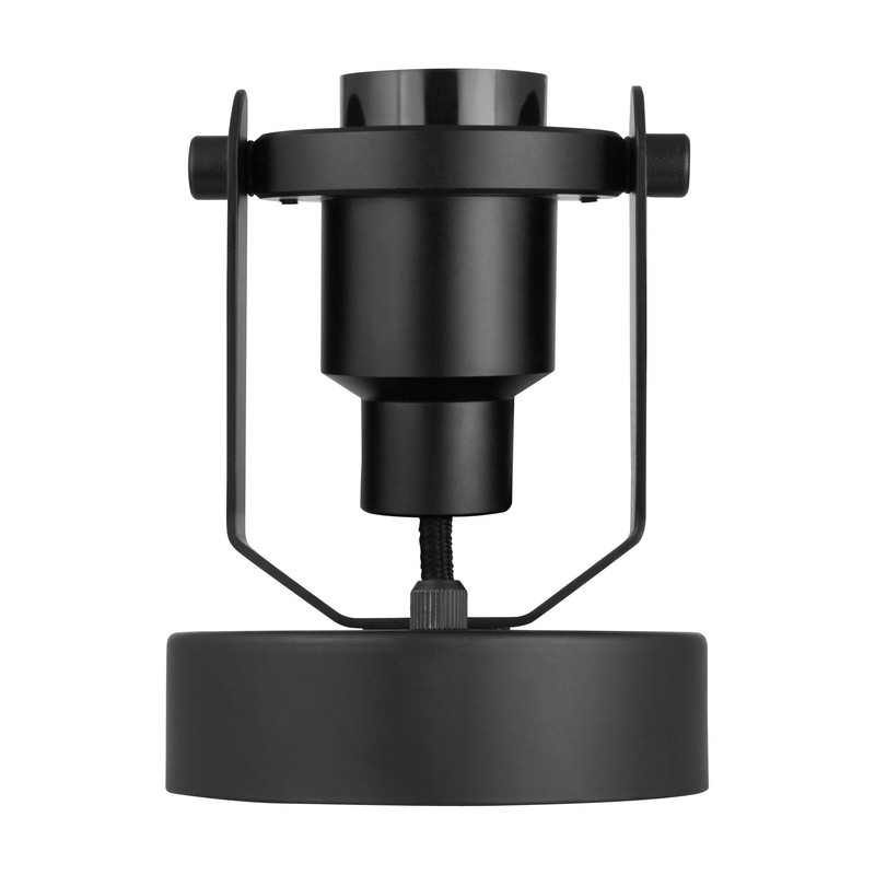 OSRAM 1906 Single Wall Spotlight, Aluminium, Black