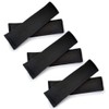 Microfiber Black Seat Belt Cover (6-Pack) by Seat Belt Extender