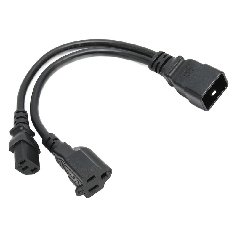 IEC320 C20 to IEC320 C13 5 15R Power Cable 1