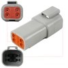 Deutsch 4-Pin Connector Kit with Housing, Pins & Seals Crimp