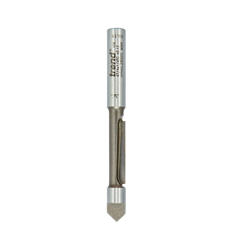 Trend Professional Pierce & Trim Cutter, 1/4 Inch Shank, 6.3mm