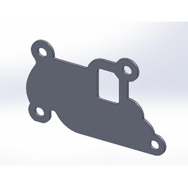 EGR Blanking Plate for Vauxhall Petrol Engines 1.0 12v 1.2 1.4 16v Opel Block Off Plate