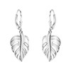 SOFIA MILANI - Women's Earrings 925 Silver - Leaf Earrings,