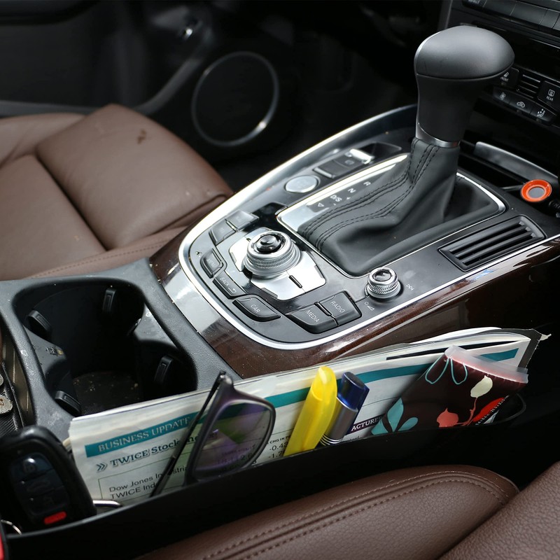 Armor All 2-In-1 Universal Car Seat Organizer, Avoid Driving Distractions,