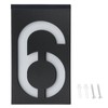 Outdoor Solar Power LED Number Sign Light House Hotel Store