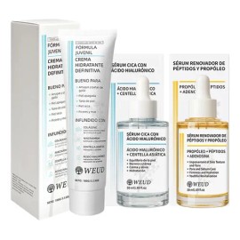 Kit Facial Weud Sérum Antiarrugas Reparador Crema Hidratante                                                                                          