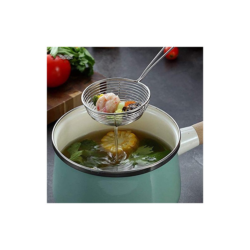 Falygda 3-Piece Round Hot Pot Strainer- Steel Asian - Spider