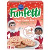 Pillsbury Funfetti The Elf on the Shelf Sugar Cookie Mix with Peppermint Candy Cane Sprinkles