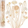 HFKPJRT 23Pcs Rattan Reed Diffuser Sticks Set, 10 Inch Natural