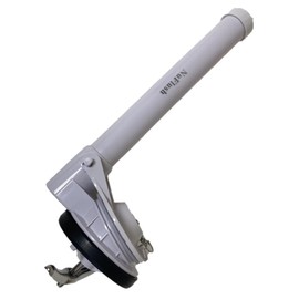 Flush valve assembly for One piece toilet, two inch flush hole, 10 inch high overflow tube