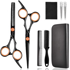 Hair Cutting Scissors Thinning Scissors Kit, Fcysy Professional Hair Scissors Set, Hair Scissors, Mixing Scissors Kit, Hairdressing Scissors, Hair Cutting Scissors, Salon Trimming Scissors for Hair