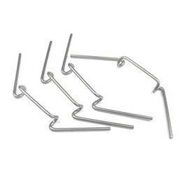 Merriway BH05302 (50 Pcs) Greenhouse Glazing Clip Wire W-Type - Pack of 50 Pieces