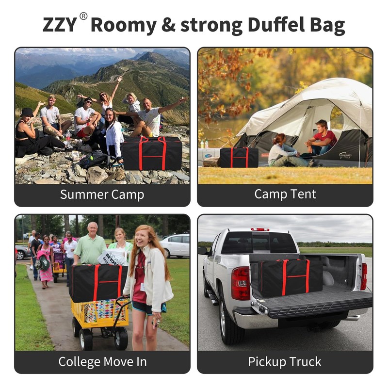 Extra Large Duffle Bag 110L Travel Duffle Lightweight Luggage Bag