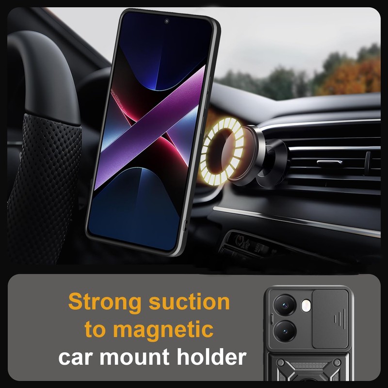 Kukoufey Compatible with Xiaomi Poco X7 Pro 5G Case Cover,with