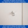 Shelf Brackets, Pack of 48, Angle Shelf Support with Double
