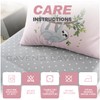 GC GAVENO CAVAILIA Toddler Sloth Print Double Fitted Sheet Double