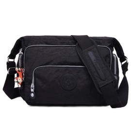 AJYJYEGM Shoulder Bag, Business Ladies, Nylon, Handbag, 2-Way, Diagonal Nylon, Waterproof, Large Capacity, Lightweight, a4, Nursing, Solid, Unisex, Business Trips, School Trips, Outdoors, Overseas