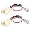 RED WOLF Car Dash Tweeter Speaker Wiring Harness Compatible with
