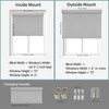 NUTRO CHILL Blackout Window Blinds Cordless, Spring System Window Shades
