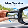 360° Adjustable Blind Spot Mirror for Cars – Wide-Angle Convex
