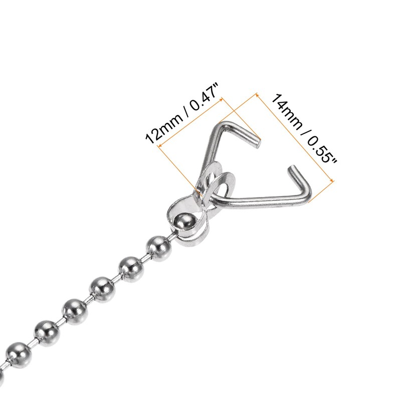 MECCANIXITY Toilet Flapper Chain, 26cm Toilet Handle Lever Lift Flush