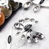 MAKREL® 8 Piece Magnetic Stackable Measuring Spoon Set Stainless Steel