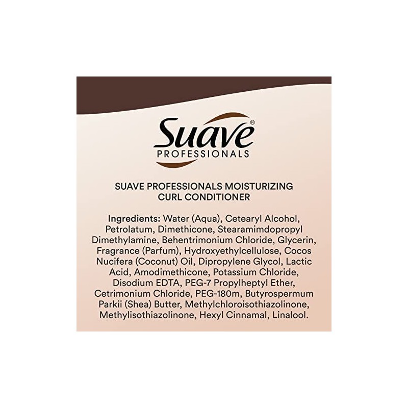 Suave Professionals for Natural Hair Moisturizing Curl Conditioner 16.5 oz
