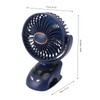Small USB Desk Fan 5 Speed Mini Personal Fan Air