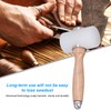 Leather Carving Hammer White T Shaped Nylon Leather Stamping Hammer