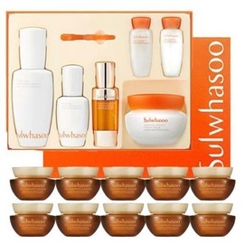 Sulwhasoo Yunjo Essence 60ml + Firming Cream 75ml + Jaumsaeng Cream 5ml (10 Pieces) Essential 2-Piece Set / 설화수 윤조에센스 60ml +탄력크림 75ml + 자음생크림 5ml 10개 에센셜 2종 세트