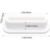 FMHXG 4PCS Silicone Drain Plugs for Sinks Oval Shaped Overflow