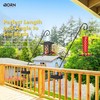 iBorn Fence Deck Hook Rail Heavy Duty Hummingbird Feeder Hanger