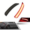 GTINTHEBOX Smoked Lens Rear Red Led Side Marker Light Kit