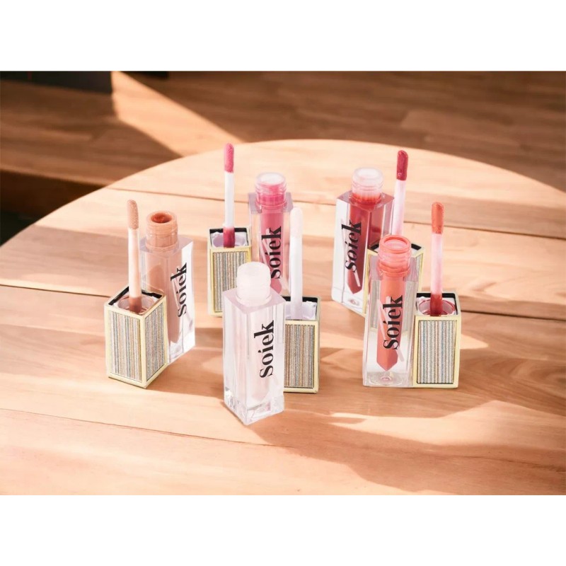Soiek Lipgloss Voluminizador Súper Glowy Gloss Hidratante