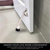 HOME&I Kickdown Door Stopper,4-Inch Door Holder Kick Door Kickstand Rubber