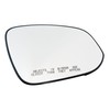 Right Heated Mirror Glass for Toyota Highlander 2014-2019, No Blind