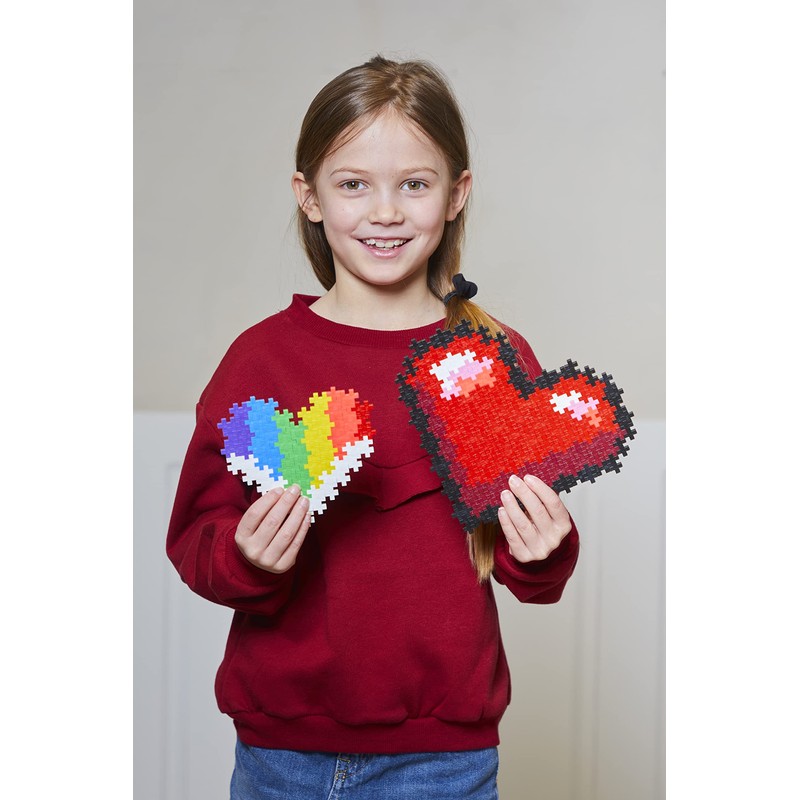 Plus-Plus 3911 Hearts Heart 9603911 Ingenious Construction Toy, Puzzle, Creative