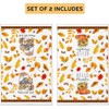 Pack of 2 Pumpkins Autumn Kitchen Towels, 43 x 66