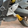 LEDISHUN Adjustable Step Bar Set Fits Kawasaki ZX-25R ZX-4R ZX-4RR