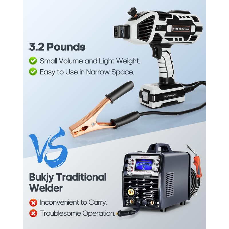 Welding Machine Handheld, 110V Portable ARC Welder Hand Held Welder