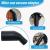 ActyGo Replacement Miter Saw Vacuum Adapter - 2.5-Inch Vac Hose