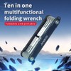 Andoer 10-in-1 Photographer Foldable Wrench Pocket Multitool Set Folding Screwdriver