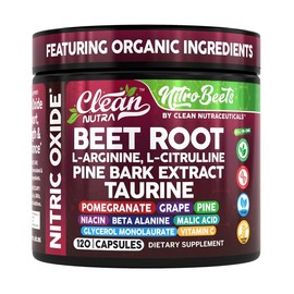 Clean Nutra Nitro Beets – Circulation, Energy & Vascular Health Support:_3 Bottles