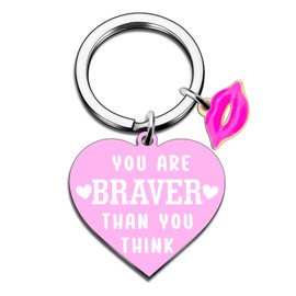 OEHEDOU Stocking Stuffers For Teen Girls Womens Christmas Gifts Cute Keychain Inspirational Gifts For Women Teen Girls Daughter Trendy Stuff Trending Items Teen Girl Gifts Pink Keychain