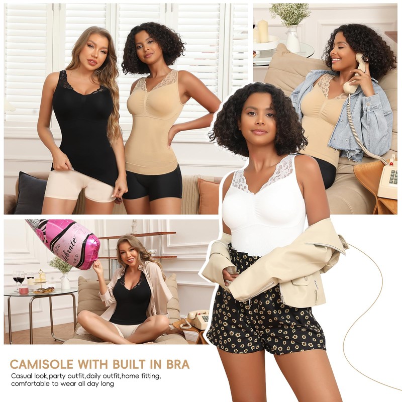 JOYSHAPER Women's Shapewear Tops for Tummy Control Shapewear Camisole Tanks