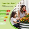 AHEONLAR 3Pack 2x2x1 ft Round Galvanized Raised Garden Bed Kit