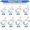 Octopus Fishing Hooks-120pcs Sport Circle Hooks Octopus Beak Offset Fishing