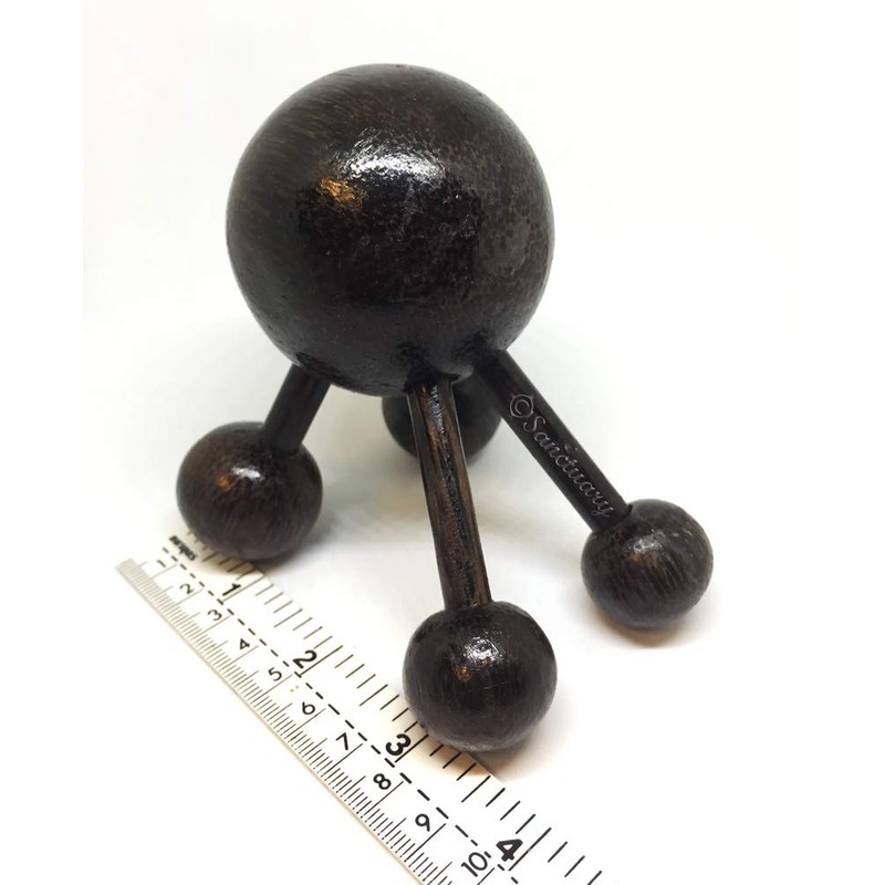 KingdomOfSmile Spider-Shape 4 Legs Full Body Wooden Massager Handheld Stick